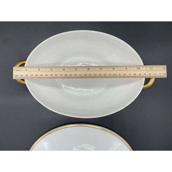 Haviland And Co. Limoges Covered Vegetable Bowl 9 1/2" Soup Tureen Casserole - Picture 5 of 13